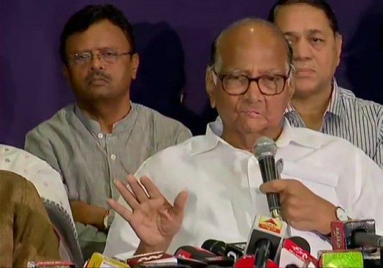 Ajit’s act of siding with BJP indiscipline, he gave MLAs’ attendance sheet to Guv: Sharad Pawar