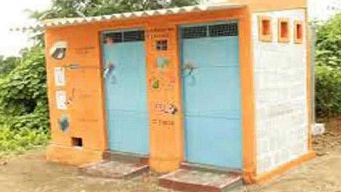 Bizarre! In Yogi raj, saffron painted toilet gets mistaken for temple