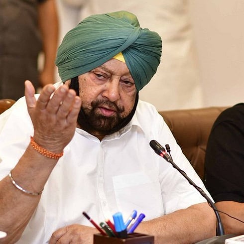 Punjab CM Capt Amarinder Singh (Photo Courtesy: IANS)
