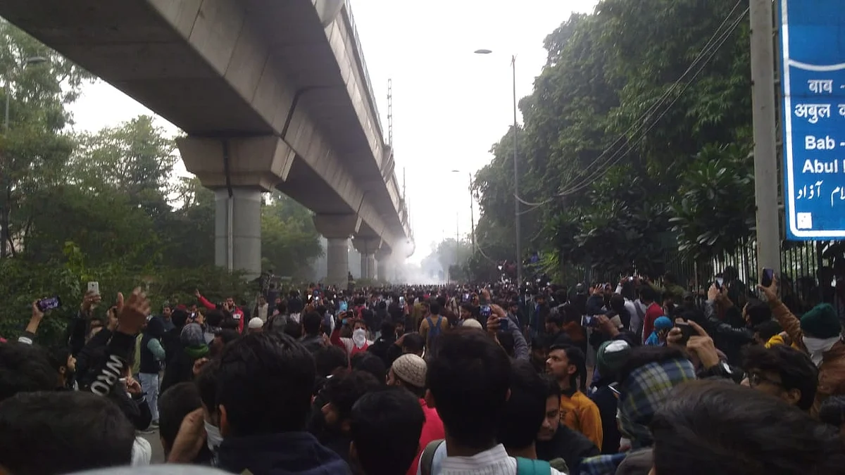 WATCH: Students of Jamia Millia Islamia University stage protest against Citizenship Amendment Act