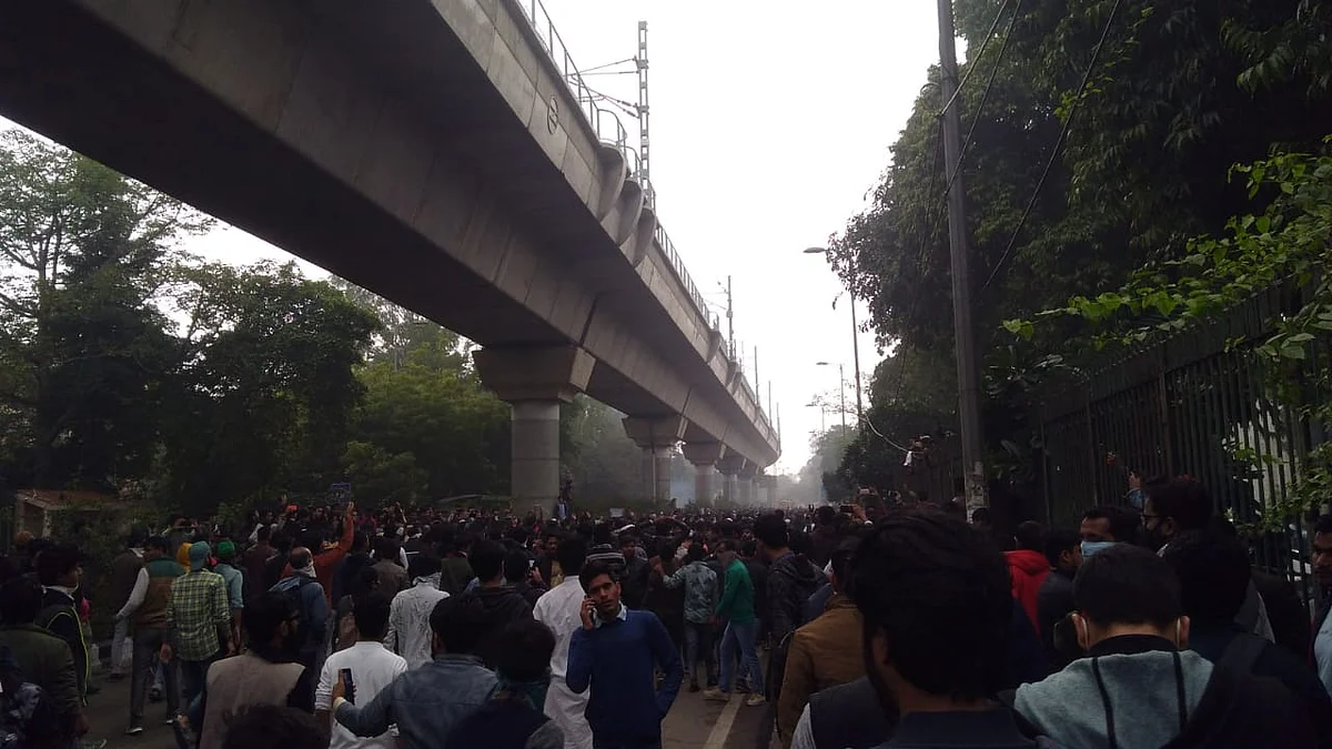 WATCH: Students of Jamia Millia Islamia University stage protest against Citizenship Amendment Act
