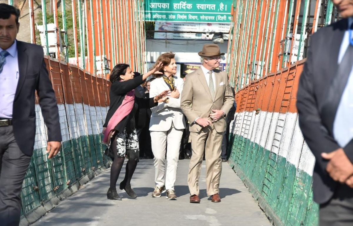 Swedish royals visit Rishikesh
