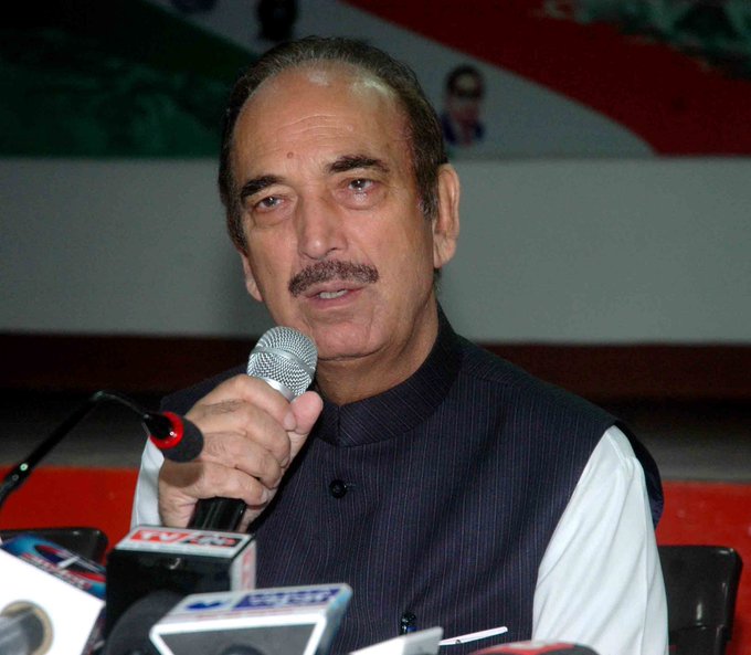 Congress leader Ghulam Nabi Azad tests positive for COVID-19