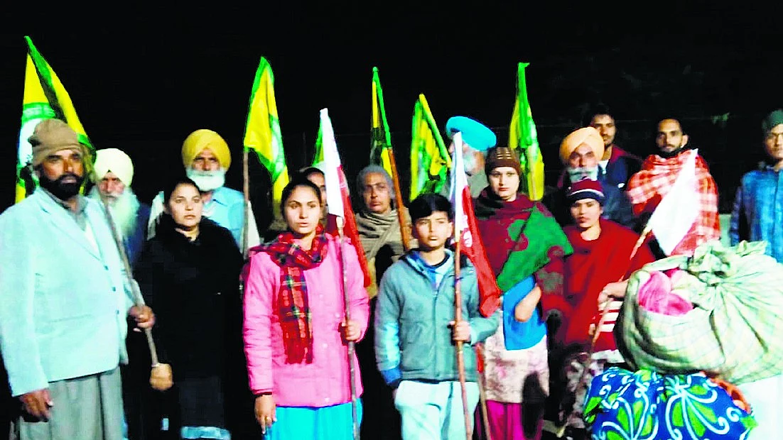 The group from Punjab that arrived in Delhi on Wednesday. They had left from Bathinda on Tuesday night.