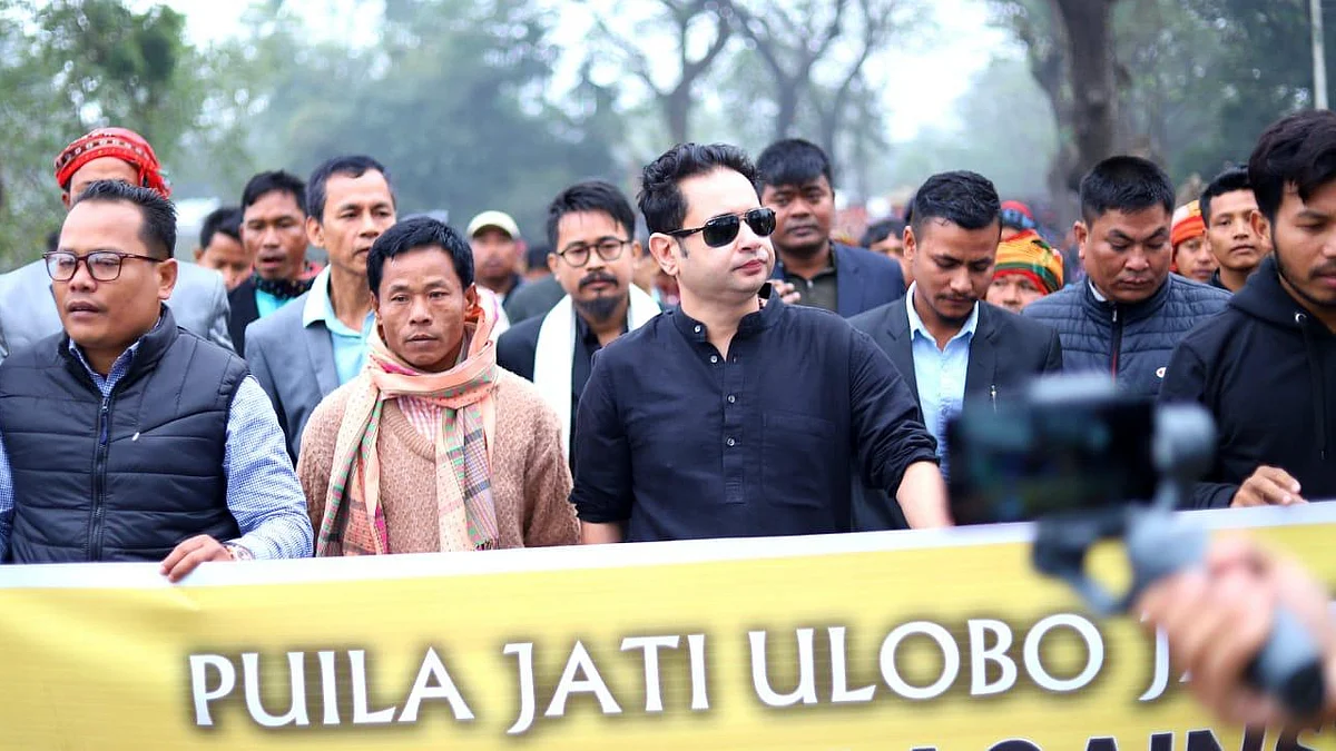 Tripura people come out against CAA