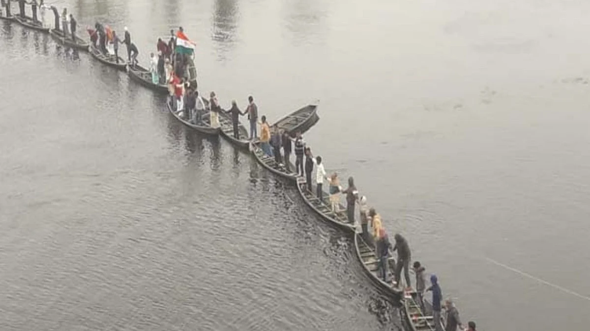 5 crore people create a human-chain in Bihar (Photo courtesy-social media)