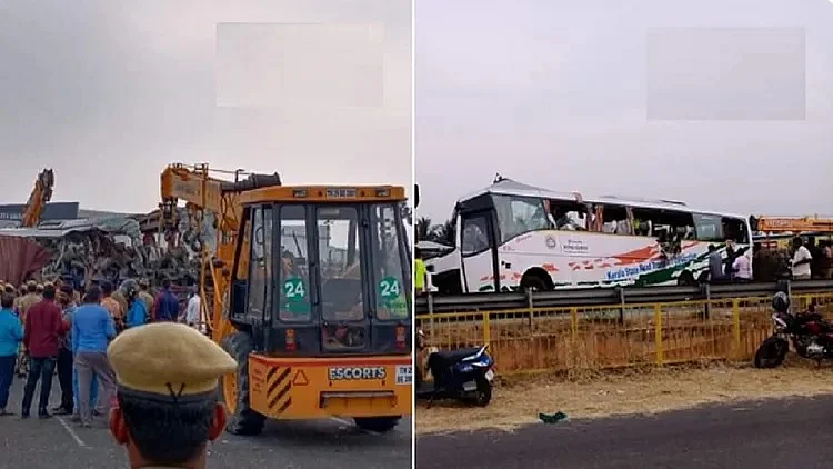 19 killed in bus-container lorry collision in Tamil Nadu
