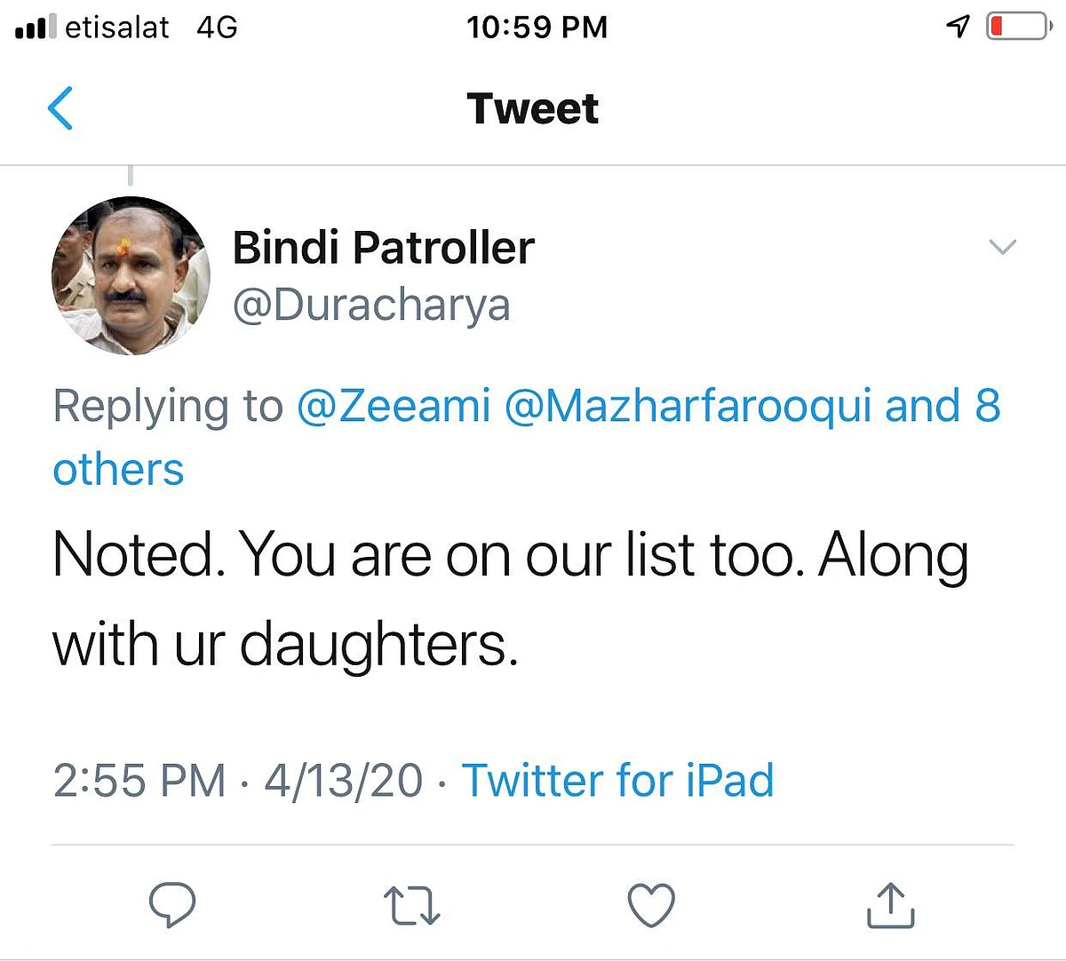 Gulf News editor in Dubai receives threats from BJP’s IT cell and verified accounts