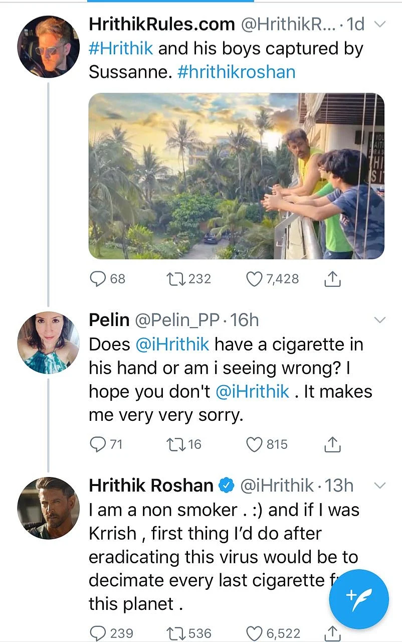 If Hrithik was Krrish, he’d decimate COVID and cigarettes
