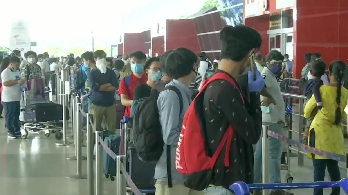 Students, migrants take the first flight home after being grounded for weeks due to lockdown