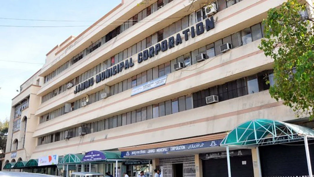 Opposition JMC corporators stage protest in Jammu