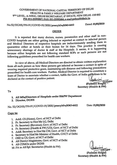 Delhi Government Run Hospitals Turn Covid 19 Hotspots 76 Medical Staff Test Positive 60 Under Quarantine