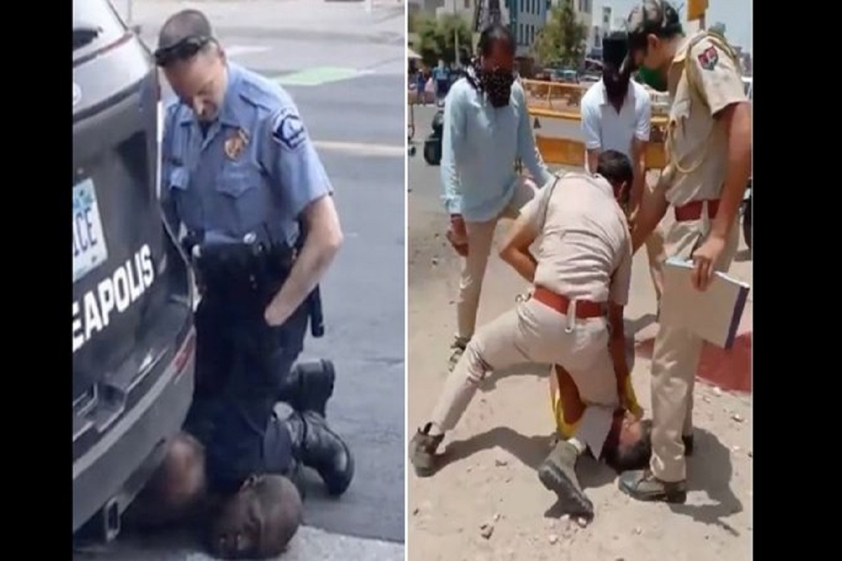 Jodhpur witnesses repeat of George Floyd incident, with a twist
