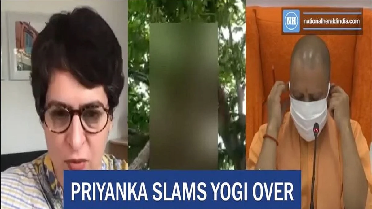 Priyanka slams Yogi over farmers’ suicides in Bundelkhand
