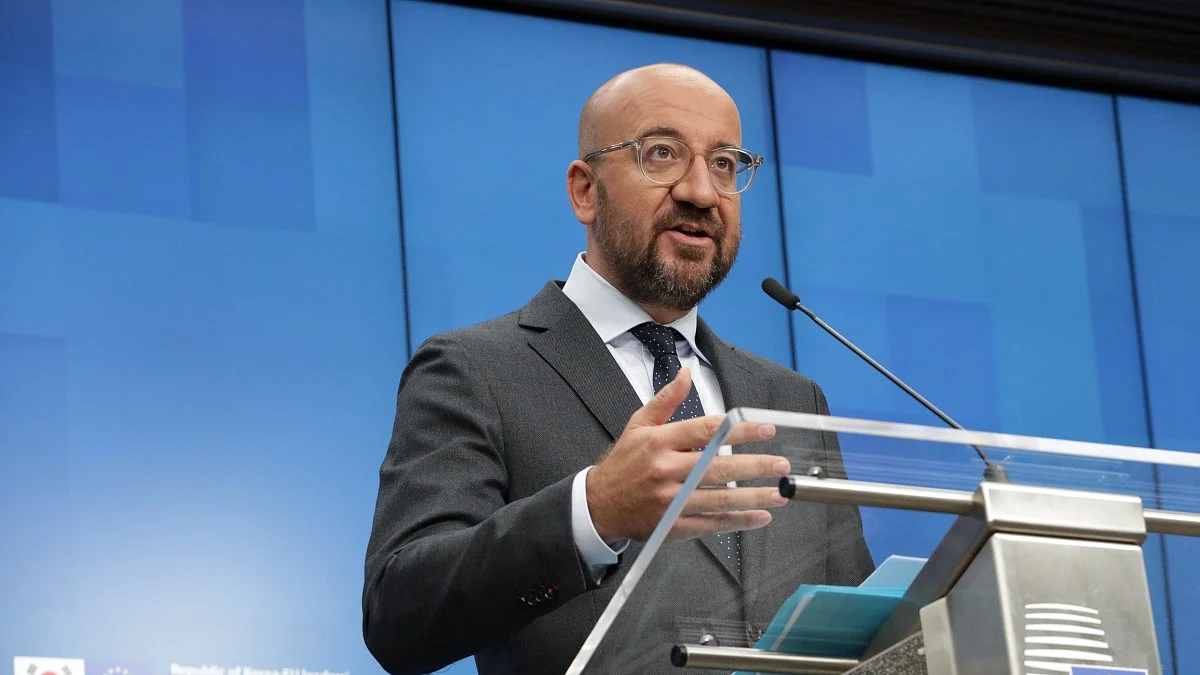 President of the European Council Charles Michel (European Union/Handout via Xinhua/IANS)