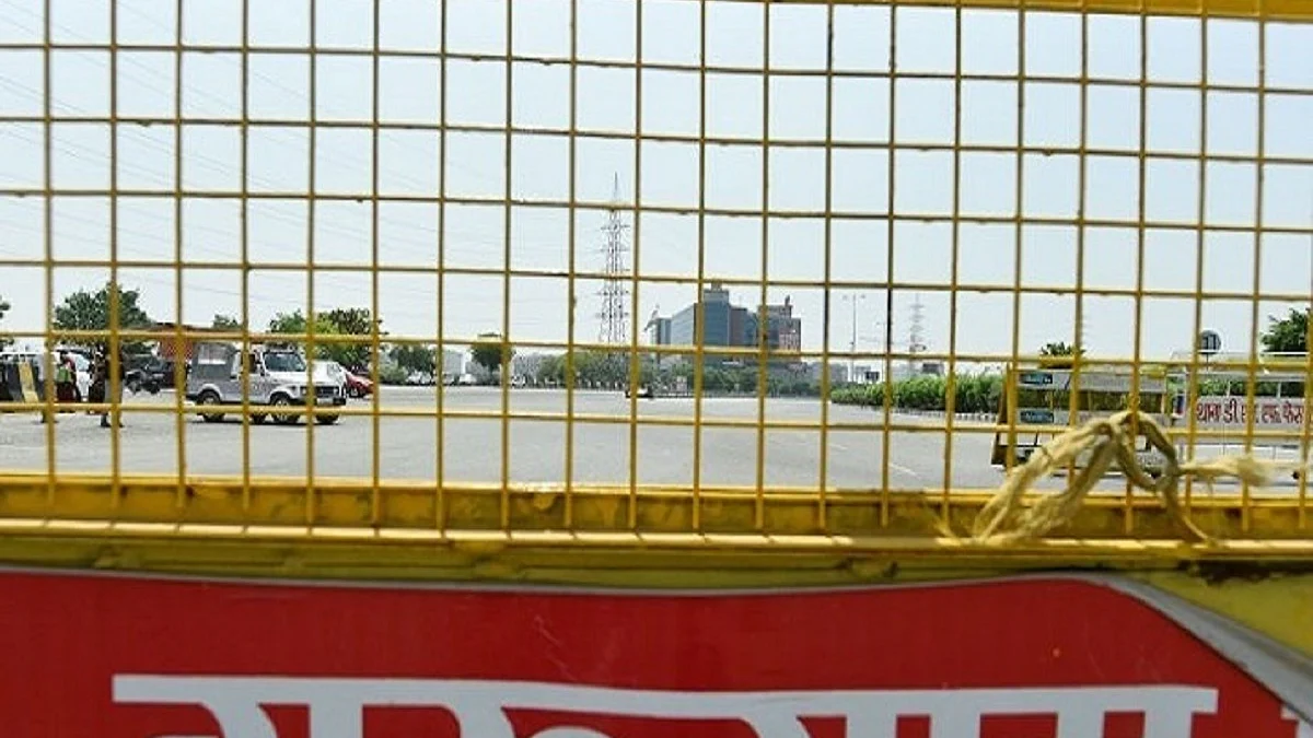Complete lockdown in corona affected Gurugram areas