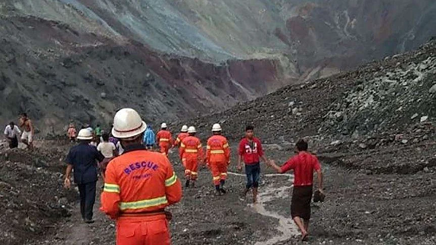 Myanmar jade mine landslide kills 113