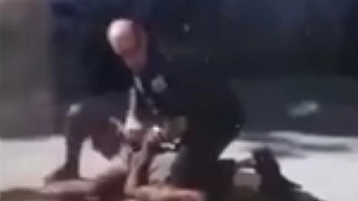 Protests erupt over policeman kneeling on Indian-origin man’s neck