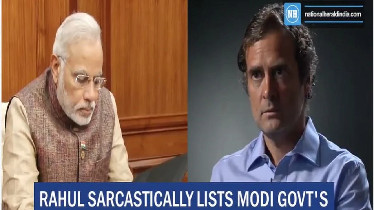 Rahul sarcastically lists Modi govt’s ‘achievements’ during COVID-19 crisis