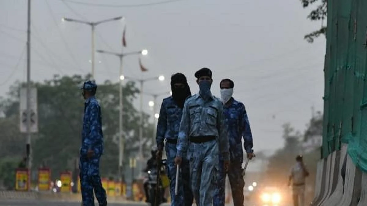 RAF takes charge in Bikru village in Kanpur, police hold ‘chaupals’