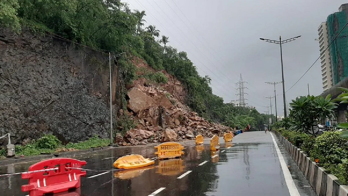 Heavy rain in parts of Mumbai, Thane, Palghar
