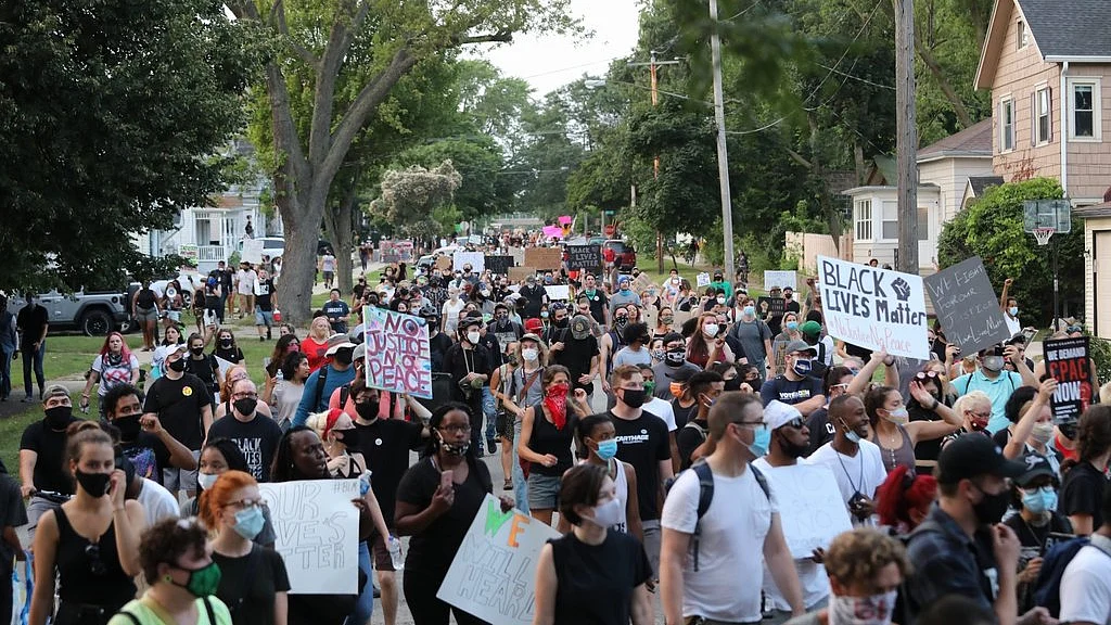 Thousands protest in Washington against police brutality, racism