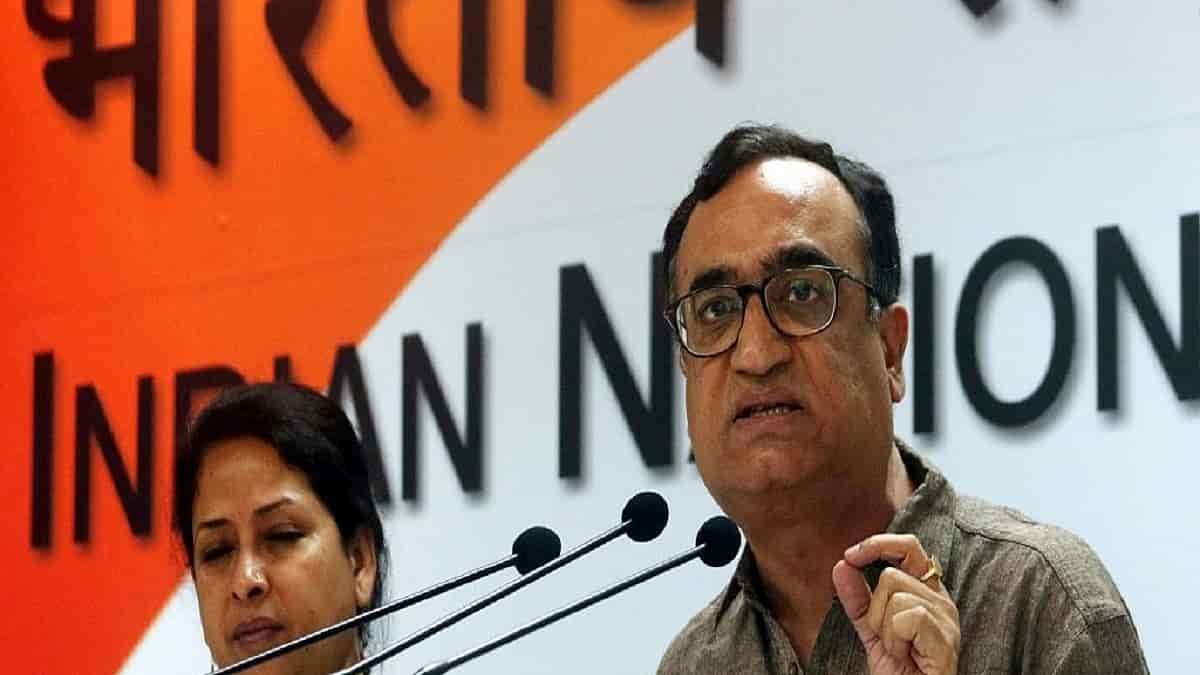 Senior Congress Leader Ajay Maken Appointed Rajasthan Congress In Charge