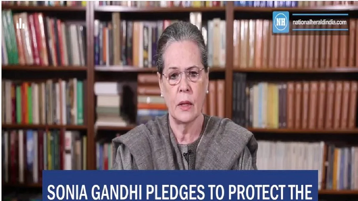 Sonia Gandhi pledges to protect the democratic Independence of India