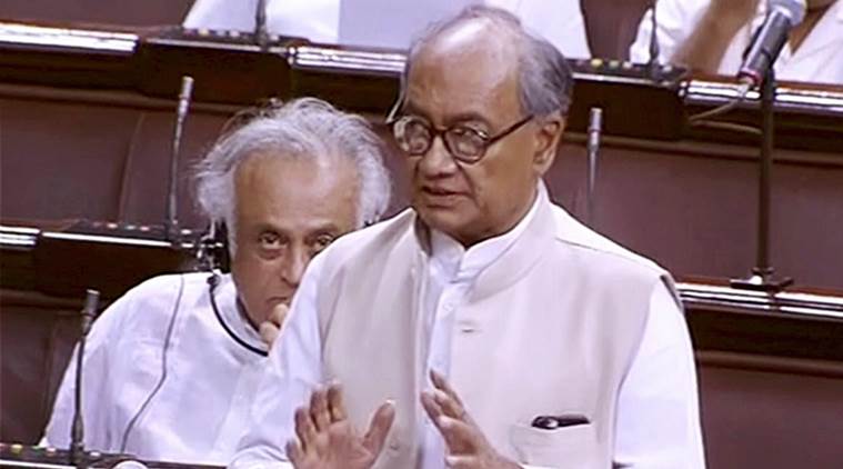 Digvijay raises scarcity of oxygen for COVID patients in Rajya Sabha