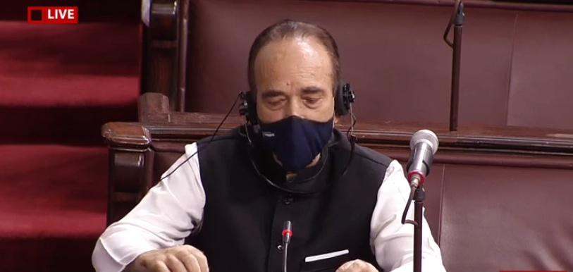 Ghulam Nabi Azad in RS raises doubts over govt’s intention to give full statehood to J&K