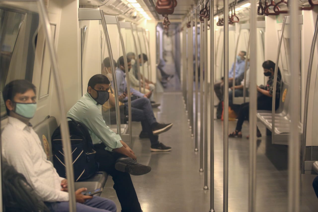 92 fined for violating COVID norms aboard Delhi Metro
