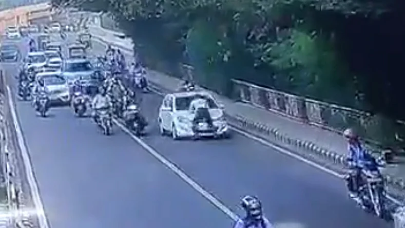 Traffic cop dragged on car bonnet, student held for attempt to murder