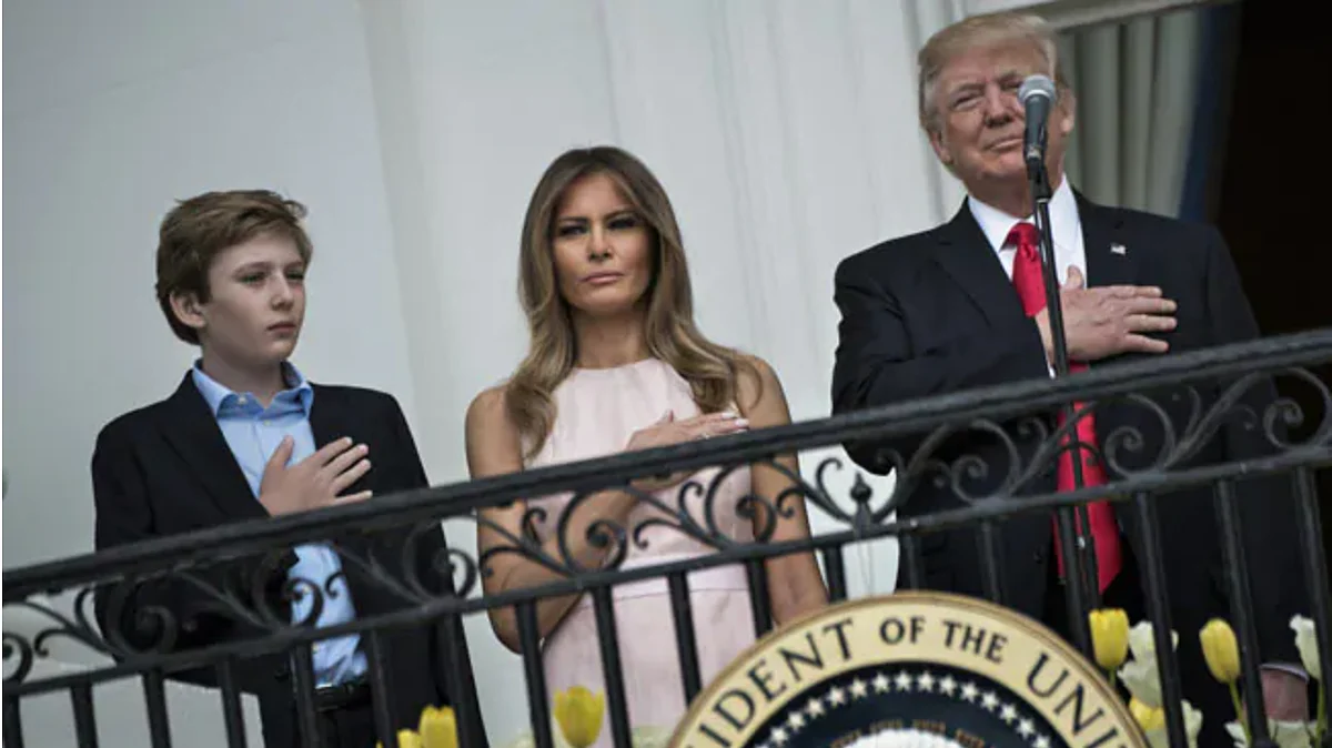 Trump’s son Barron tested positive for COVID-19, reveals Melania