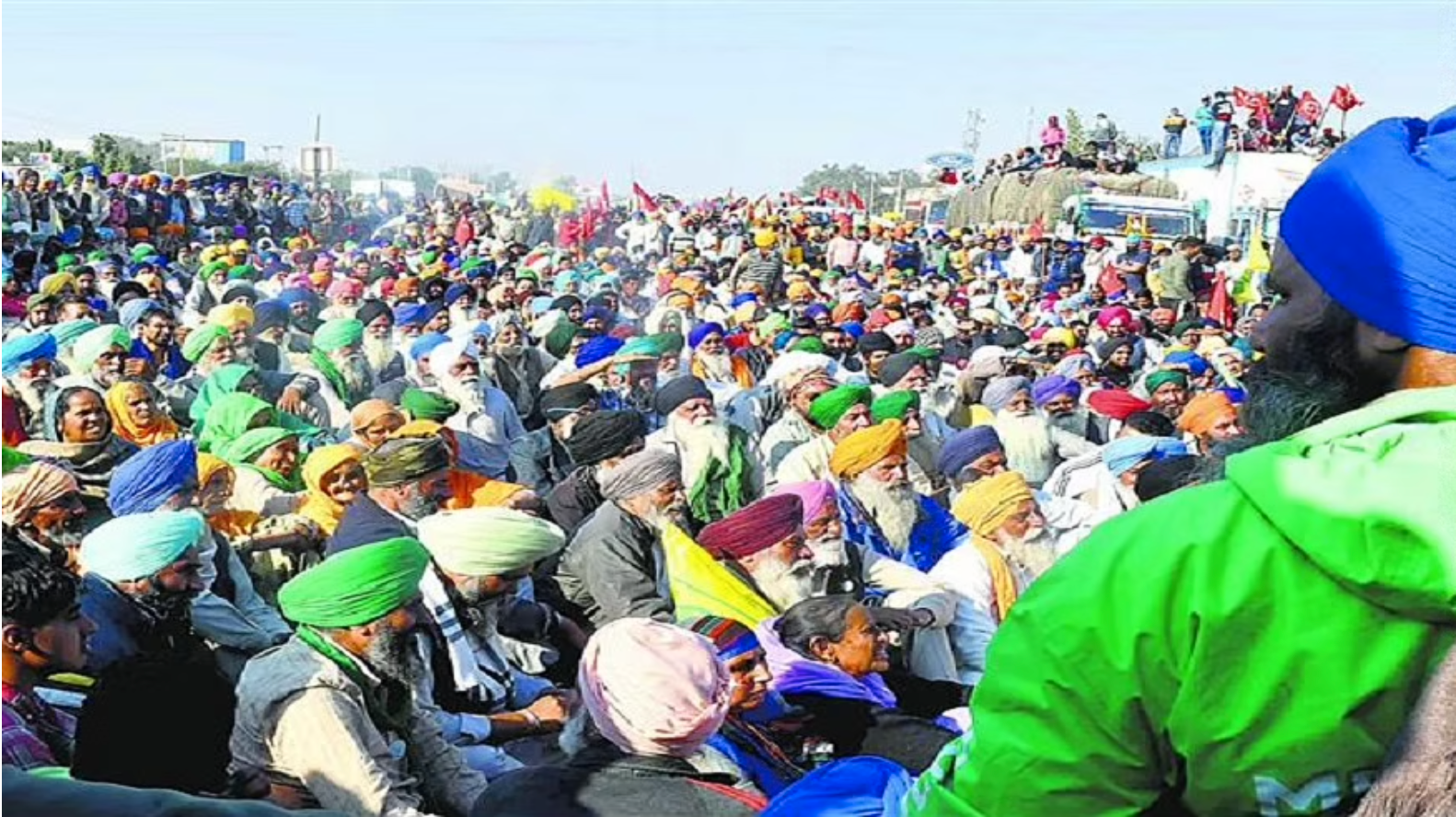 Farmers’ protest enters fifth day, traffic disrupted in city