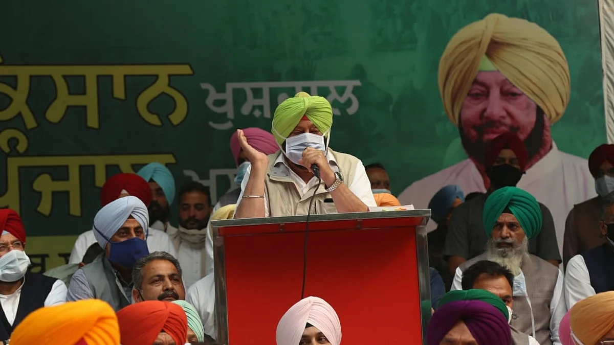 “I am fighting for poor farmers,” says Punjab CM Amarinder Singh at dharna in Delhi