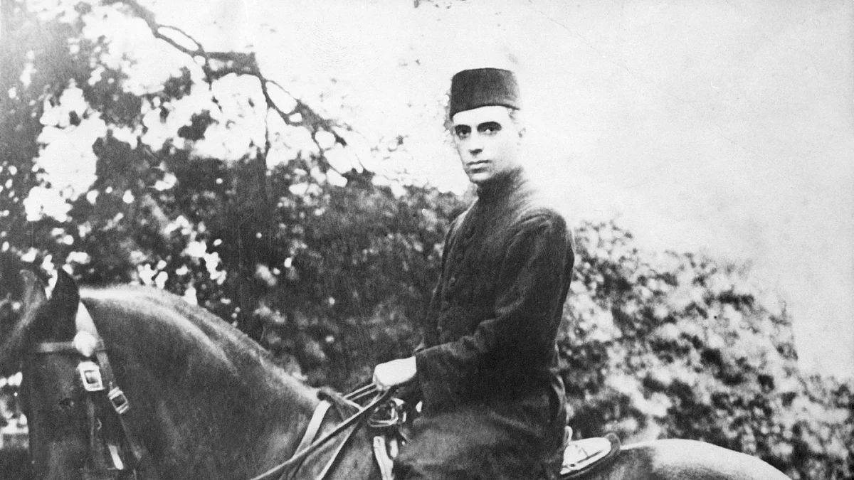 Pandit Jawaharlal NEHRU on horseback in the 1930’s. (Photo by Keystone-France/Gamma-Keystone via Getty Images)