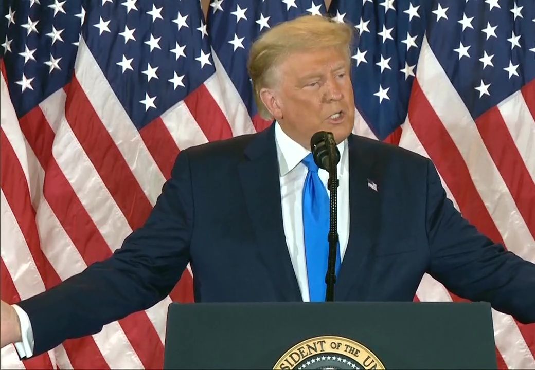 Trump calls 2020 election ‘fraud’, saying he’ll go to Supreme Court