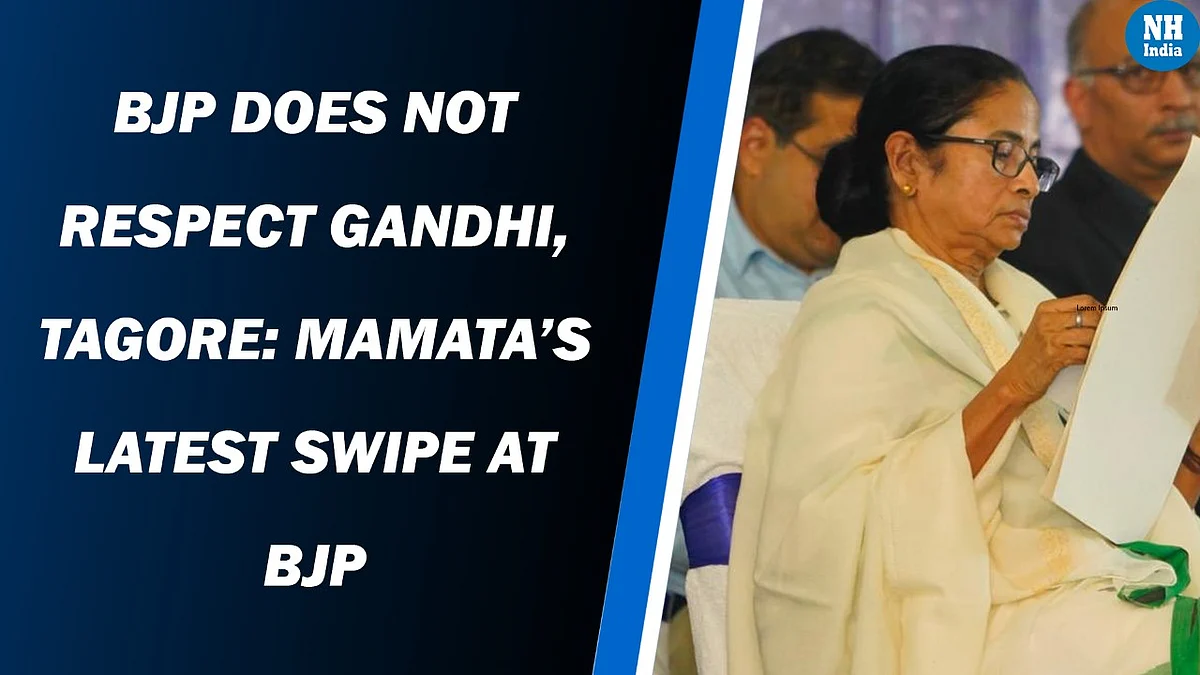 BJP does not respect Gandhi, Tagore: Mamata’s latest swipe at BJP