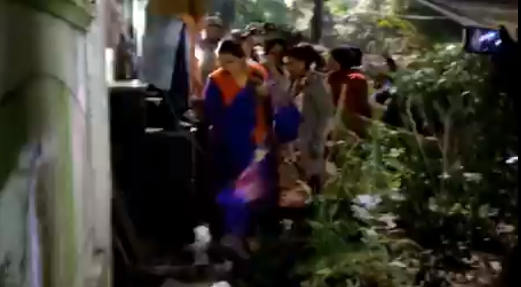 BJP protest outside Kejriwal’s house turns violent, CCTV cameras broken