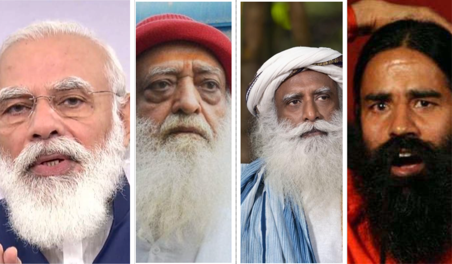 Know them by their beard? But then a beard does not make a fakir or a saint