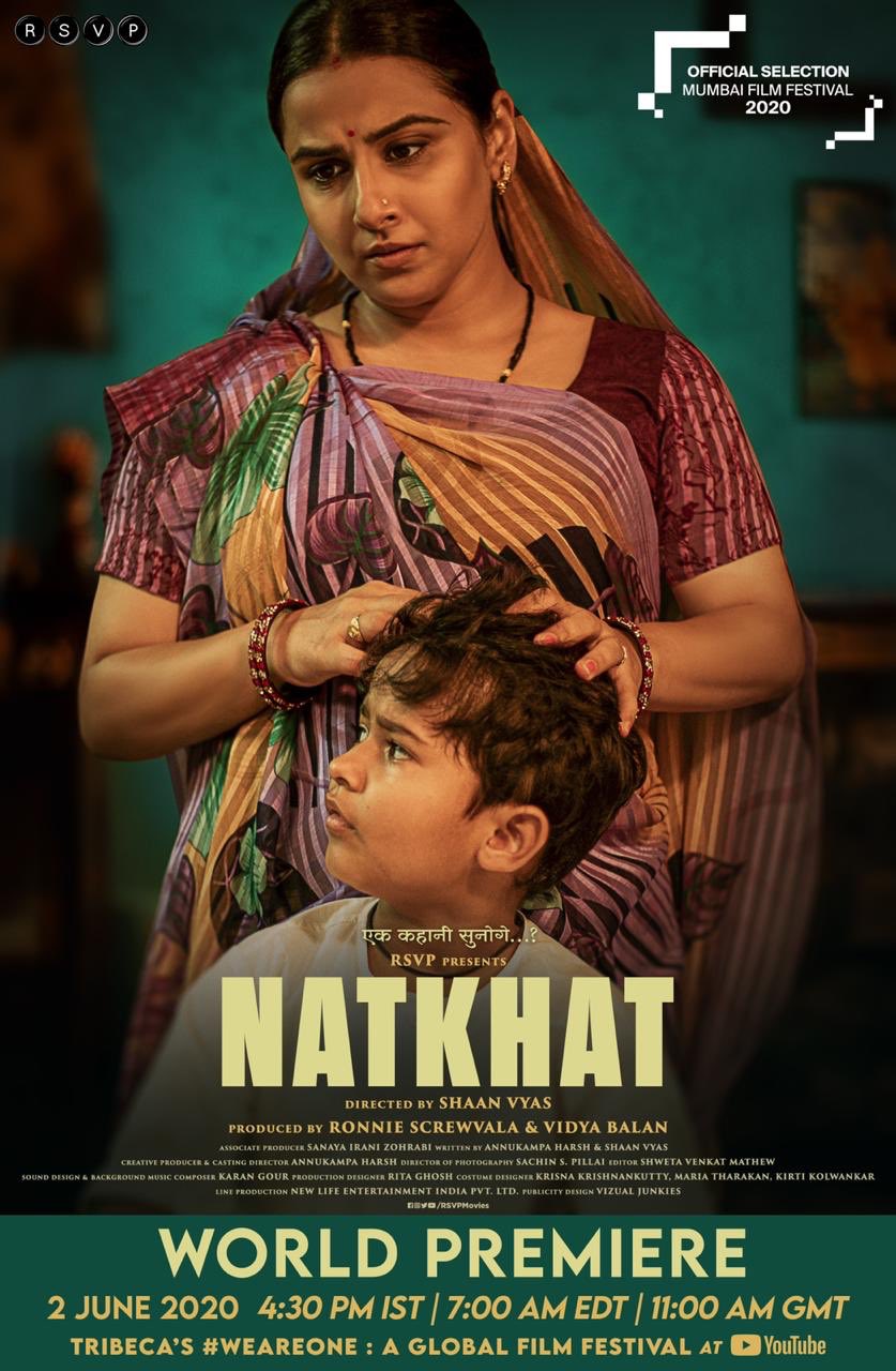 RSVP short film ‘Natkhat’ featuring Vidya Balan reaches Oscar 2021 Race