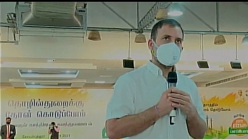 Rahul Gandhi launches Congress campaign in Tamil Nadu, targets PM Modi