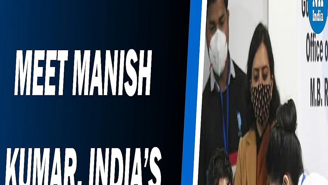 Sanitation Worker Manish Kumar becomes first Indian to get COVID-19 vaccine