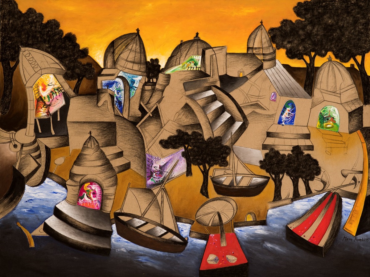 A luxury art exhibition featuring Indian master artists