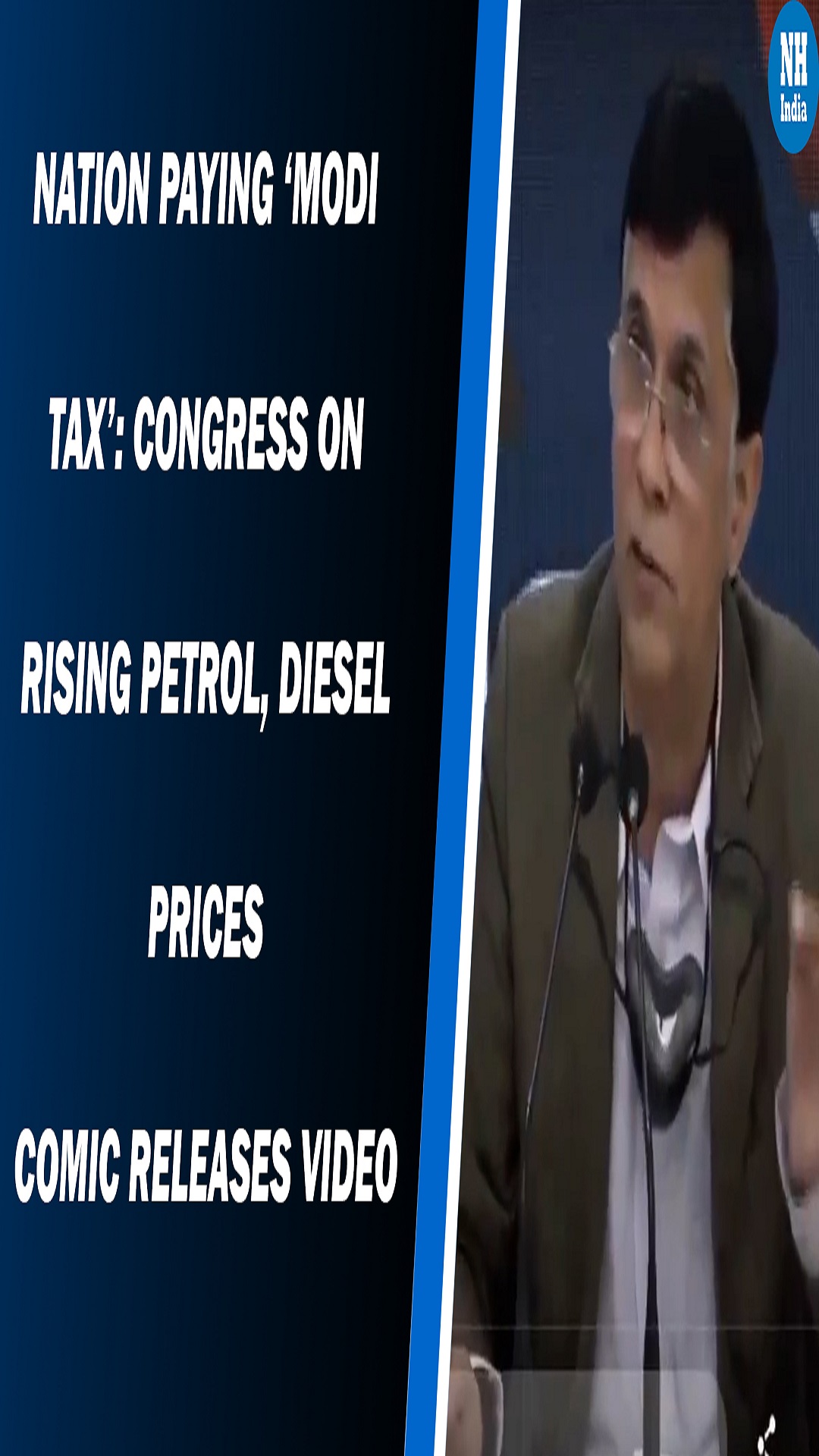 Nation paying ‘Modi tax’: Congress on rising petrol, diesel prices