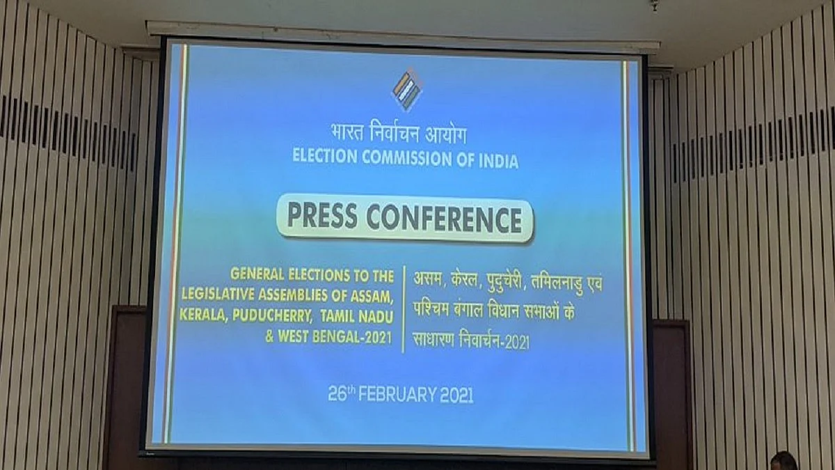 Five assembly polls to begin March 27; West Bengal to have maximum 8 phases, counting of votes on May 2