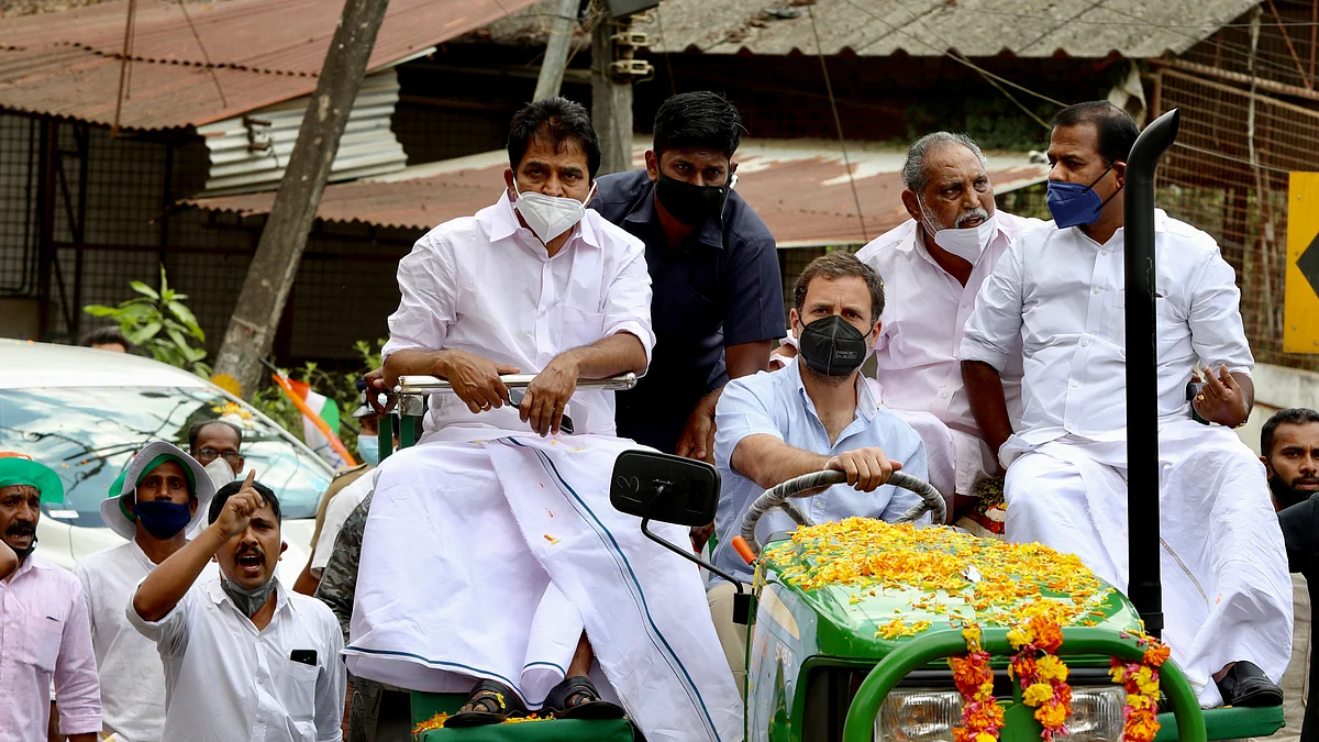 Rahul Gandhi attacks Centre on farm laws, takes out tractor rally in Wayanad