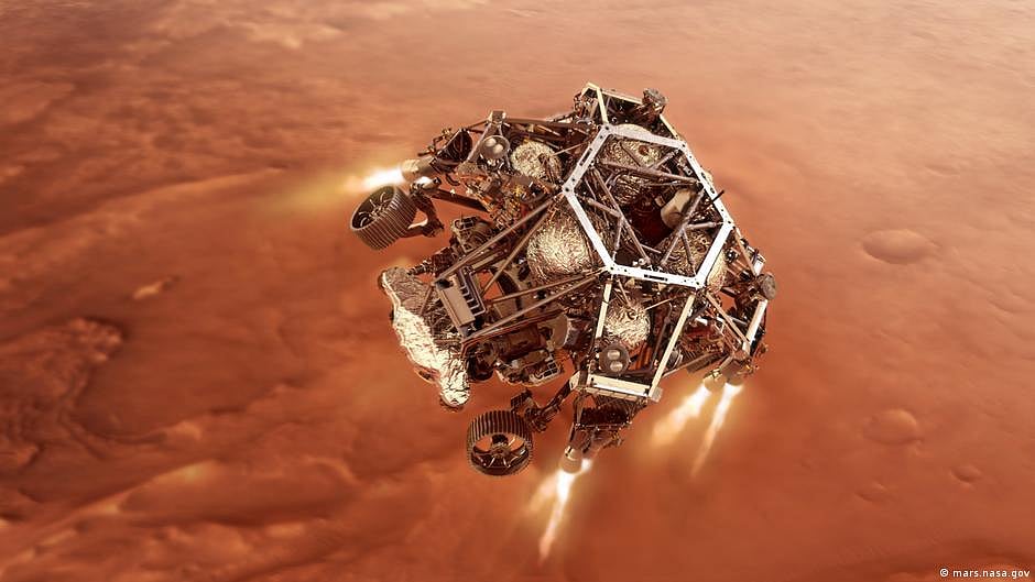 Revealed! Mars rover’s giant parachute carried secret message