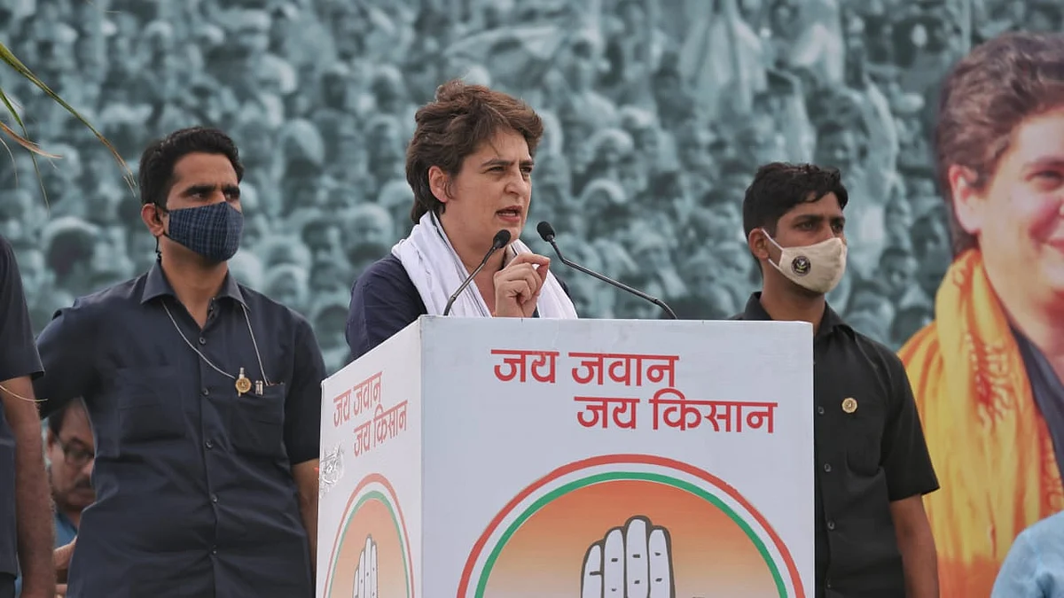 ‘I will always stand by you’: Priyanka Gandhi tells UP farmers