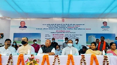 CM Nitish Kumar missing from Bihar govt banners